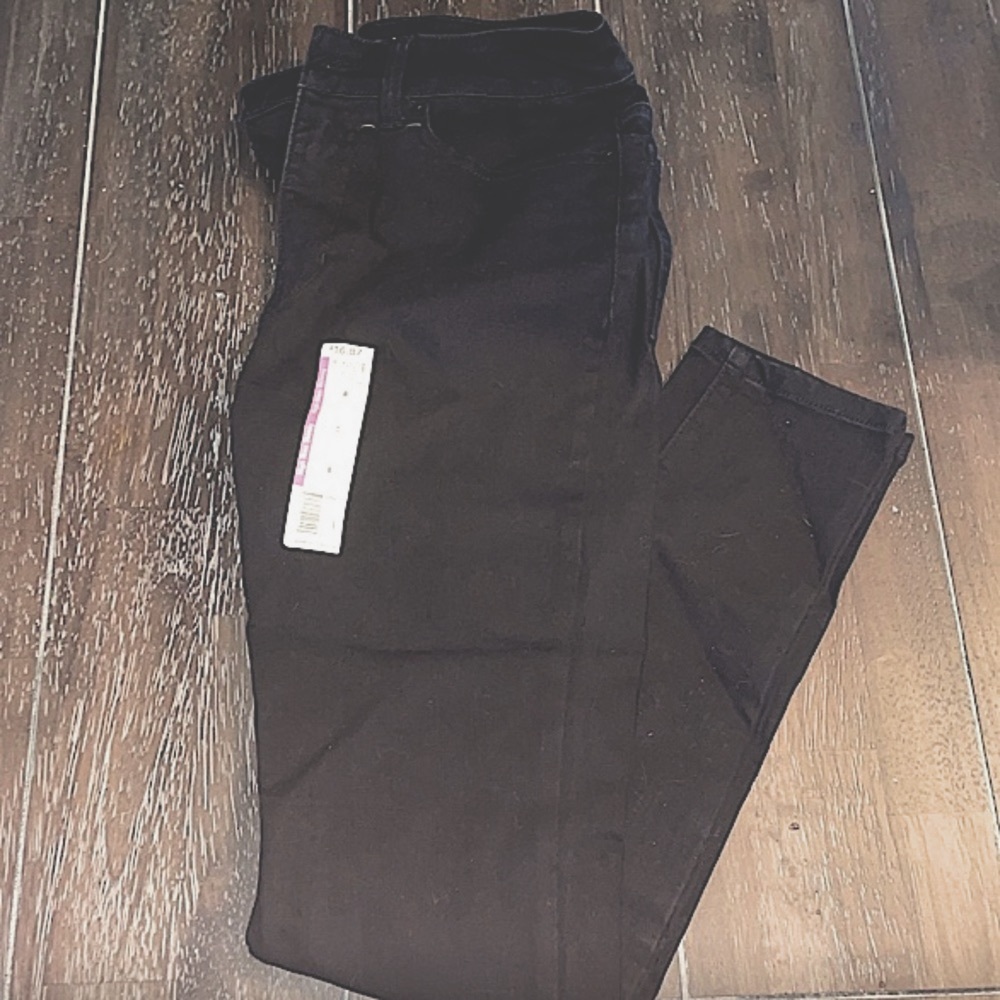 Time and Tru High Waist Black Skinny Jeans NEW WITHOUT TAGS